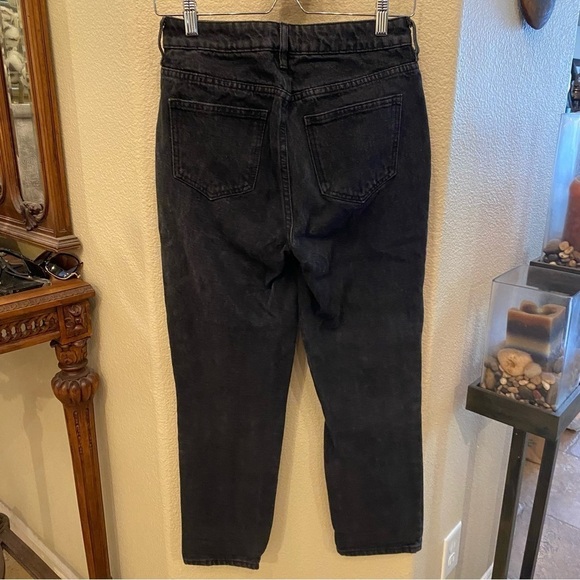 PACSUN Charcoal Black Mom Jeans Size 25 - Picture 4 of 7